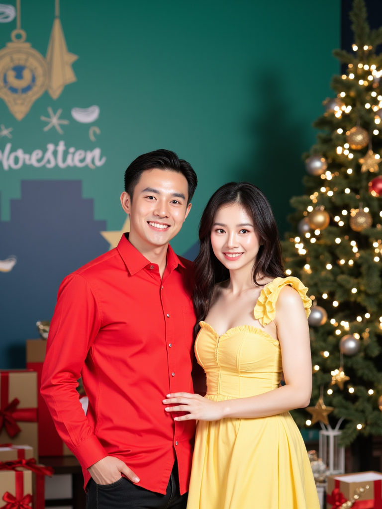 Cặp đôi, couple, con trai, con gái, girl, boy, giáng sinh, christmas, Việt Nam 5