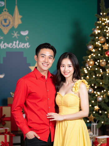 Cặp đôi, couple, con trai, con gái, girl, boy, giáng sinh, christmas, Việt Nam 5