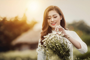 Con gái, cô gái, áo dài, Việt Nam - adamkaka