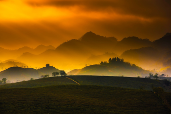 Hoàng hôn, Đà Lạt, sunset, núi, moutain