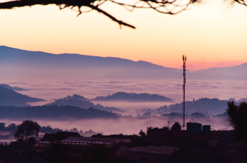  Lạt, sương mù, núi, moutain - Sanshiro