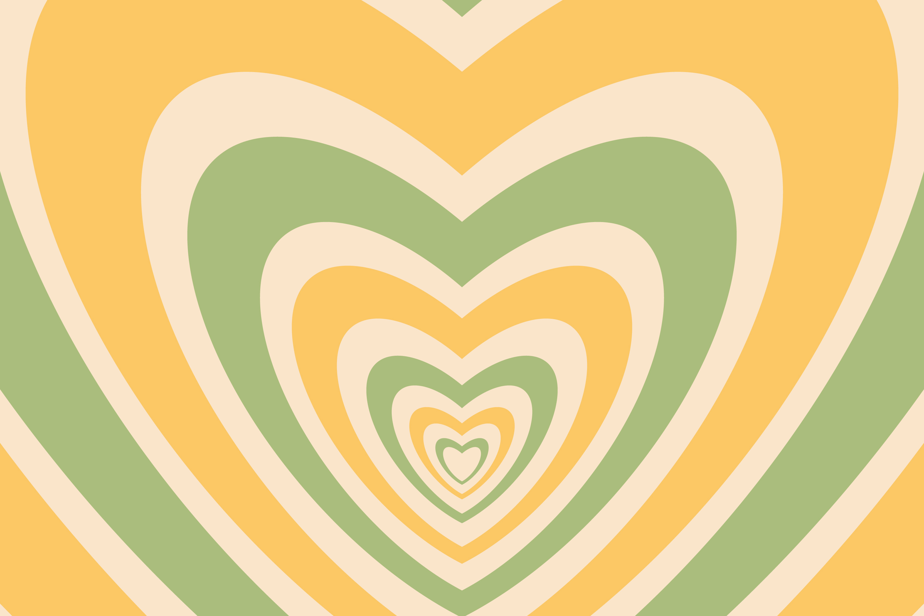 Hình nền, trái tim, heart, hình nền trái tim, y2k, retro, pink yellow, green