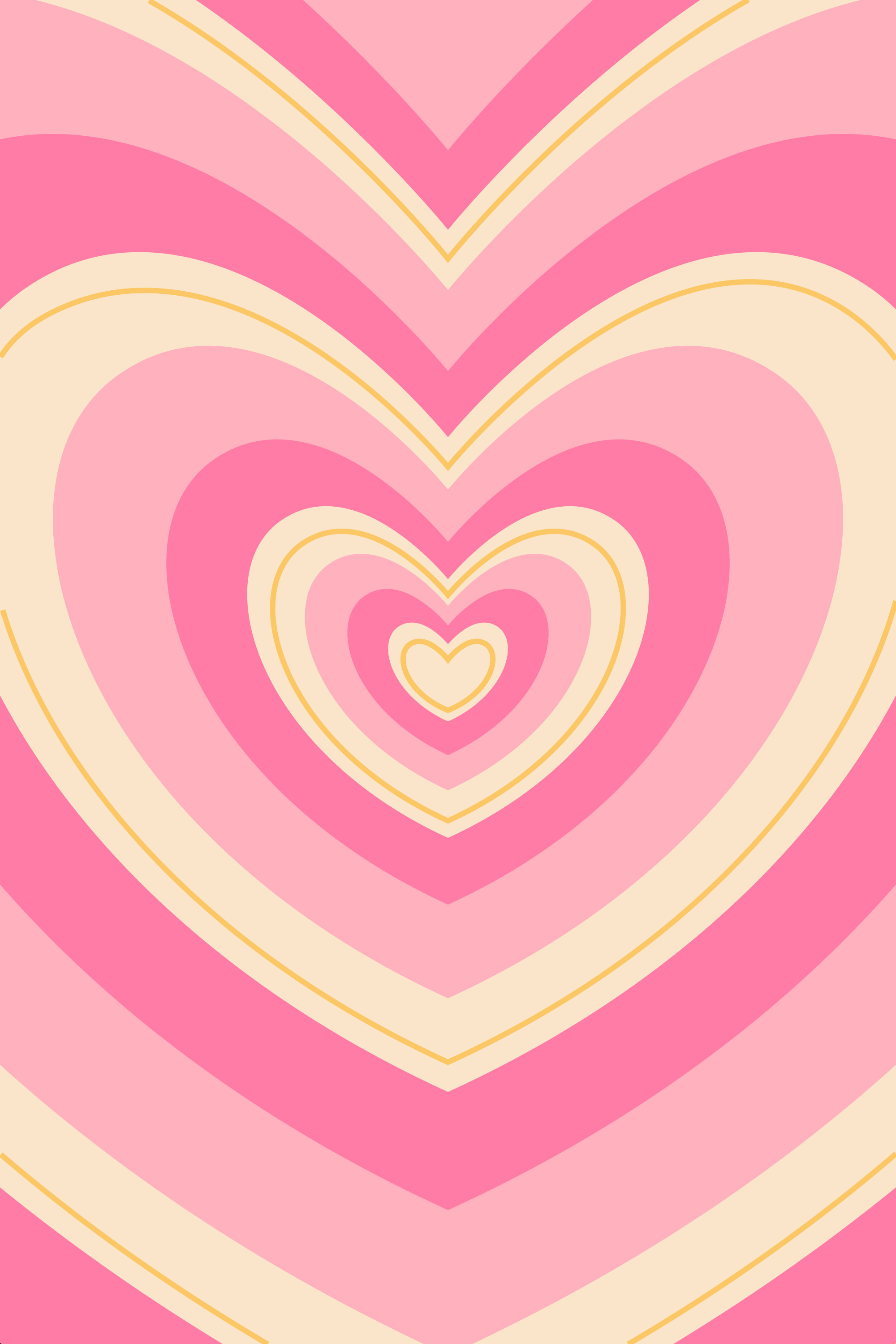 Hình nền, trái tim, heart, hình nền trái tim, y2k, retro, pink heart, pink