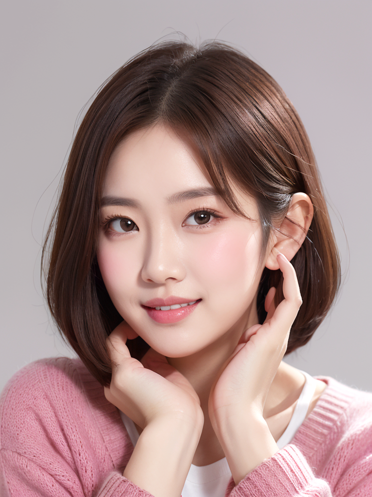 Con gái, cô gái, phụ nữ, girl, quảng cáo, beauty, áo hồng, pink, làm đẹp
