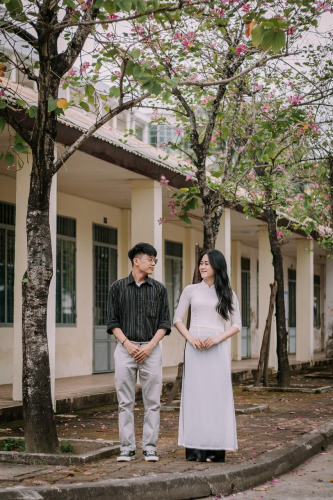 Cặp đôi, couple, con trai, con gái, học sinh, student - PeterpenPhoto