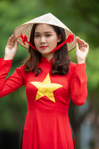 Cô gái, con gái, girl, Việt Nam, áo dài, truyền thống, lá cờ Việt Nam 13
