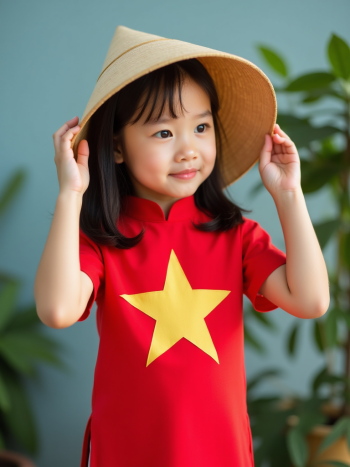 Cô gái, con gái, girl, Việt Nam, áo dài, truyền thống, lá cờ Việt Nam 4