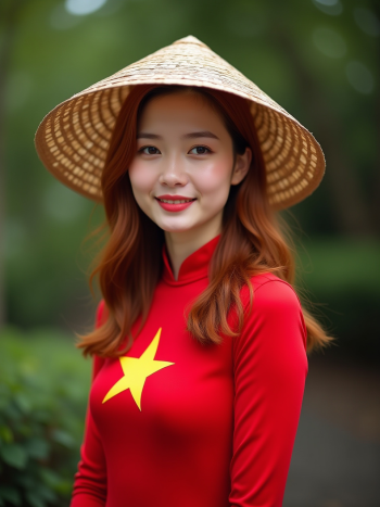 Cô gái, con gái, girl, Việt Nam, áo dài, truyền thống, lá cờ Việt Nam 9