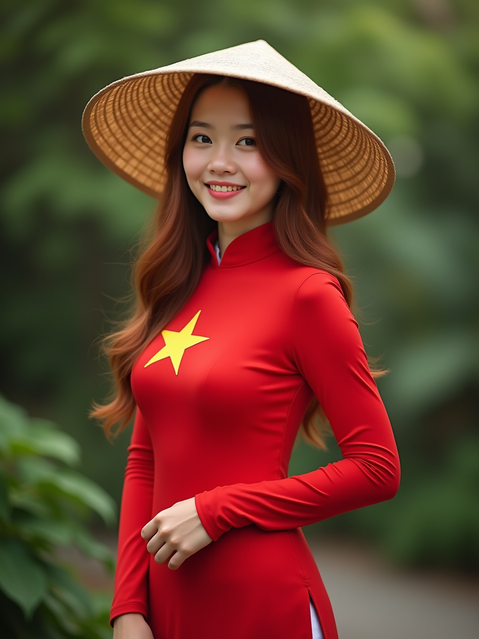 Cô gái, con gái, girl, Việt Nam, áo dài, truyền thống, lá cờ Việt Nam 11