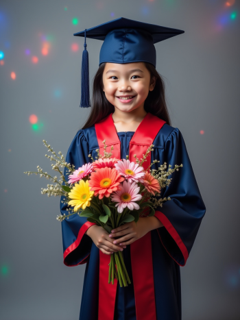 Em bé, trẻ em, học sinh, con gái, girl, tiểu học, tốt nghiệp, student, education, Việt Nam 10