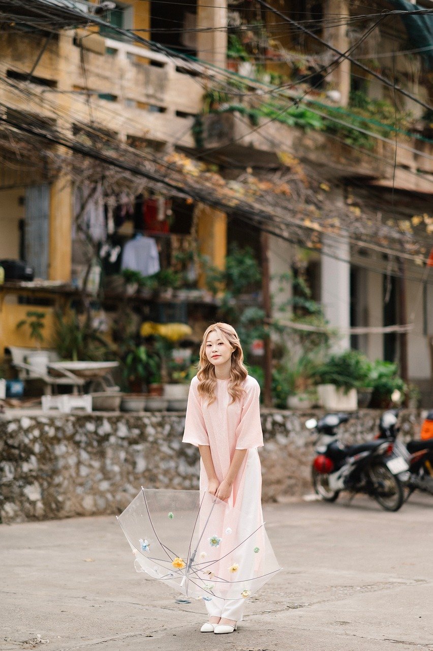 Cô gái, con gái, girl, Việt Nam, áo dài, truyền thống, dễ thương, cute -  Chuotanhls (66)