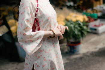 Cô gái, con gái, girl, Việt Nam, dễ thương, cute, áo dài, Tết, xuân - vominhnham (3)