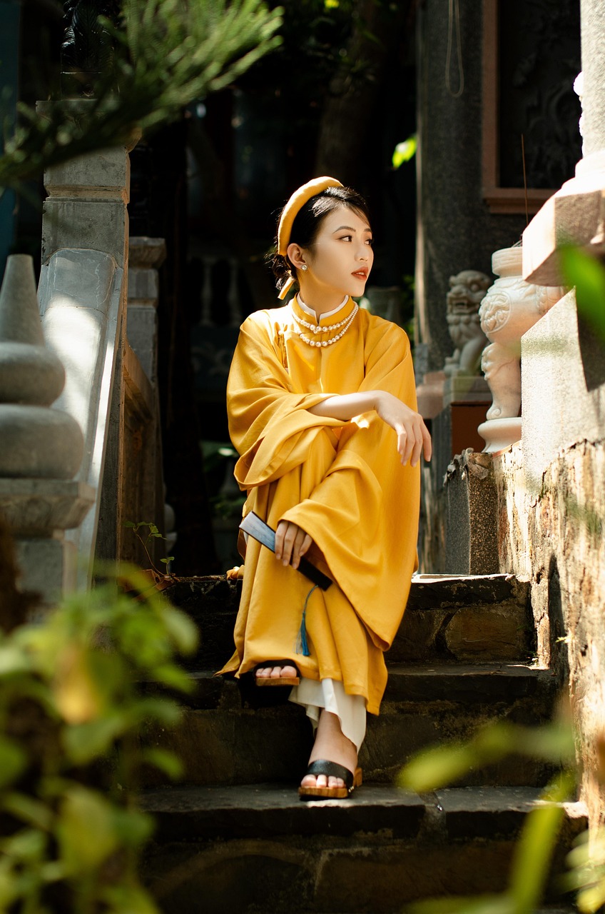 Cô gái, con gái, girl, Việt Nam, dễ thương, cute, áo dài, truyền thống, Việt Nam - ghostw1997 (4)