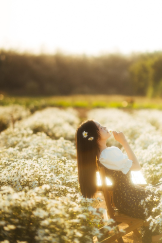 Cô gái, con gái, girl, Việt Nam, dễ thương, cute, hoa cúc, cúc, daisy - Chuotanhls (80)