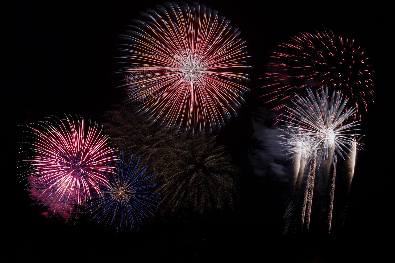 Pháo hoa, pháo bông, firework, nền, hình nền, background- nidan