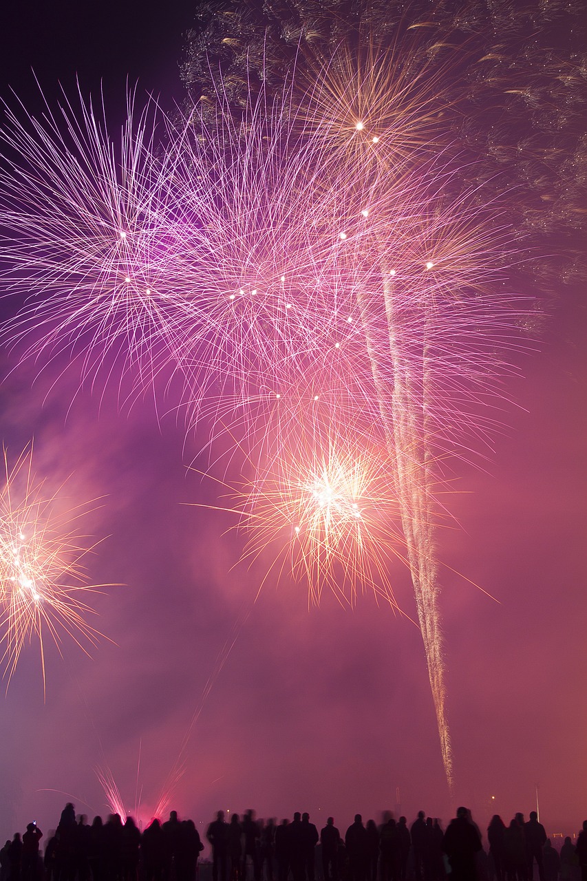 Pháo hoa, pháo bông, firework, nền, hình nền, background- Pexels