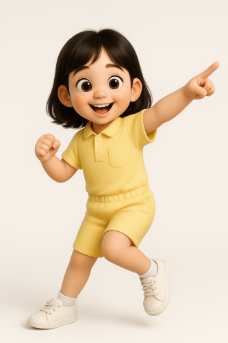 Con gái, girl, em bé, trẻ em, baby, thiếu nhi, quảng cáo, nhảy, jump 20