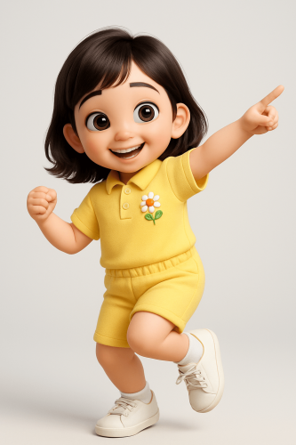 Con gái, girl, em bé, trẻ em, baby, thiếu nhi, quảng cáo, nhảy, jump 21