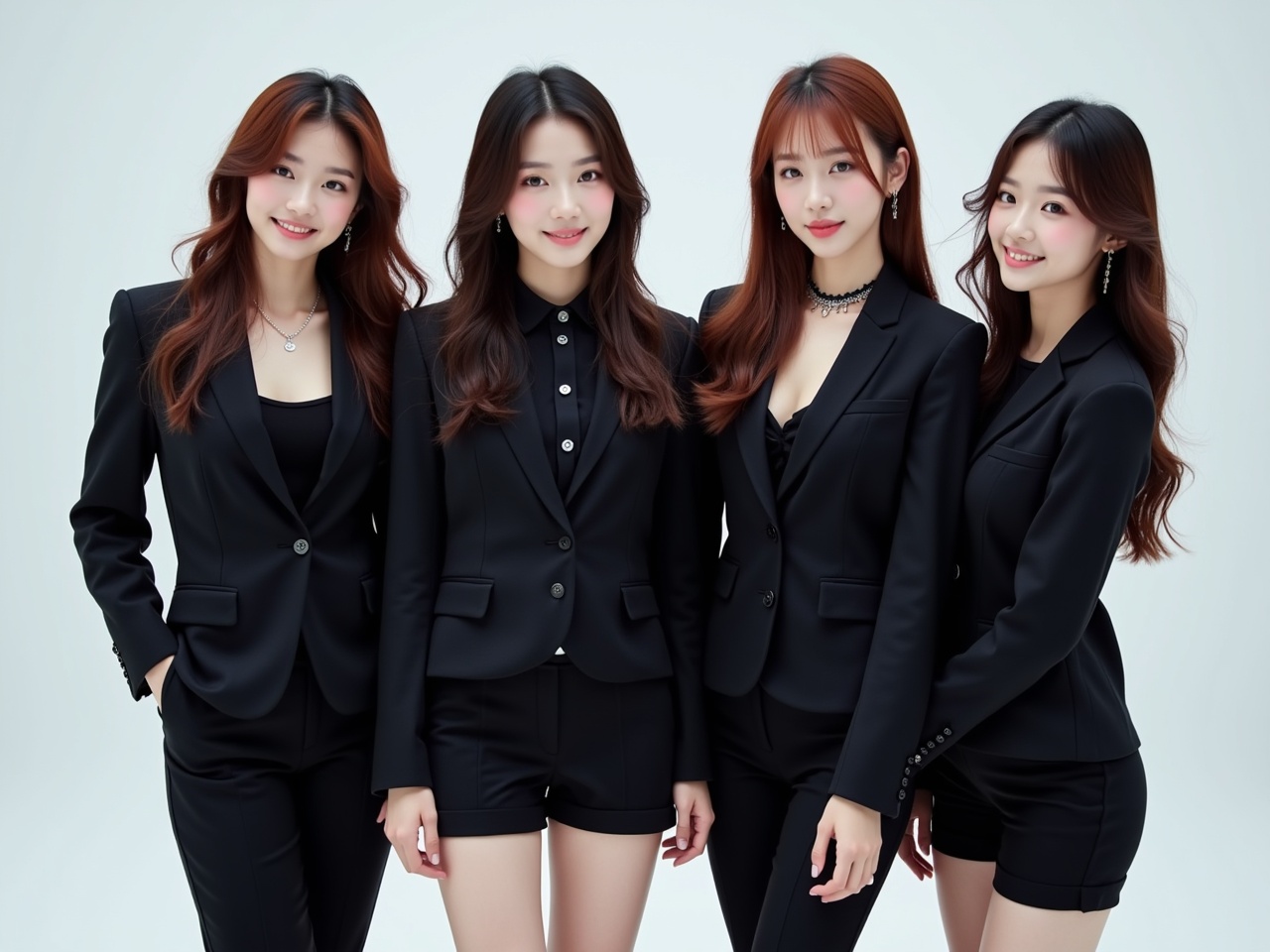 Con gái, cô gái, nữ, nhóm, tập thể, team, group, quảng cáo, model, người mẫu 8