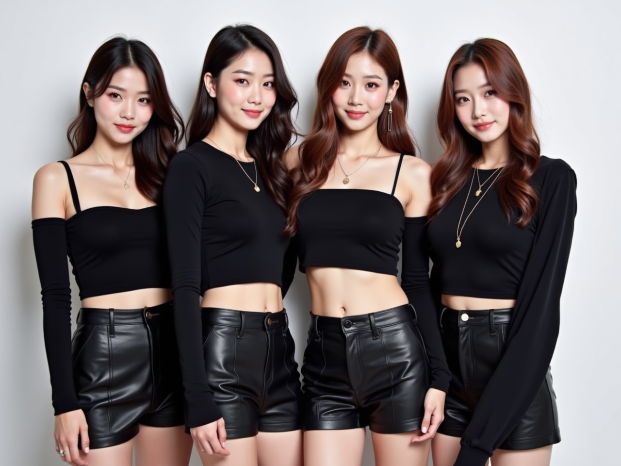 Con gái, cô gái, nữ, nhóm, tập thể, team, group, quảng cáo, model, người mẫu 7