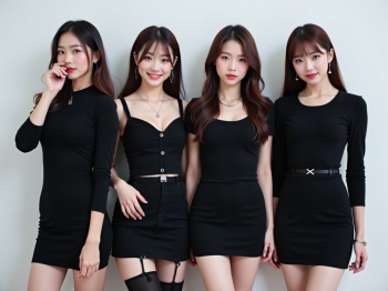 Con gái, cô gái, nữ, nhóm, tập thể, team, group, quảng cáo, model, người mẫu 15