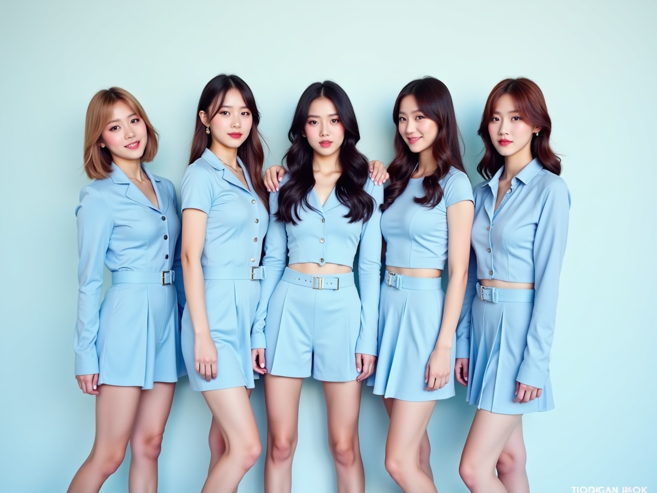 Con gái, cô gái, nữ, nhóm, tập thể, team, group, quảng cáo, model, người mẫu 22