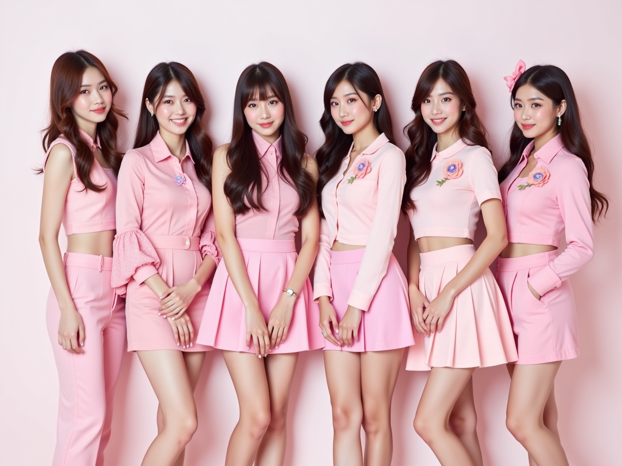 Con gái, cô gái, nữ, nhóm, tập thể, team, group, quảng cáo, model, người mẫu 19