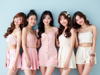 Con gái, cô gái, nữ, nhóm, tập thể, team, group, quảng cáo, model, người mẫu 2