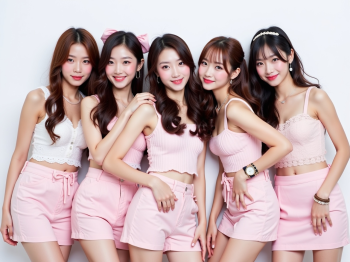 Con gái, cô gái, nữ, nhóm, tập thể, team, group, quảng cáo, model, người mẫu 1