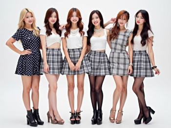 Con gái, cô gái, nữ, nhóm, tập thể, team, group, quảng cáo, model, người mẫu 5