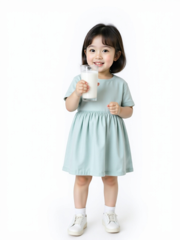 Con gái, girl, em bé, trẻ em, baby, thiếu nhi, uống sữa, sữa, milk, quảng cáo 7