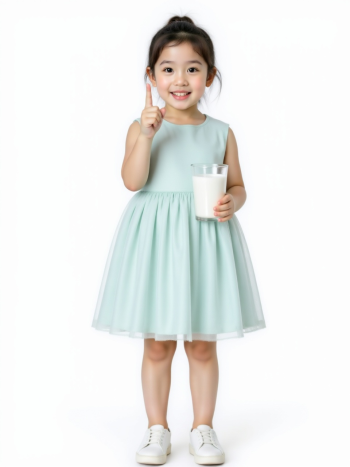 Con gái, girl, em bé, trẻ em, baby, thiếu nhi, uống sữa, sữa, milk, quảng cáo 6