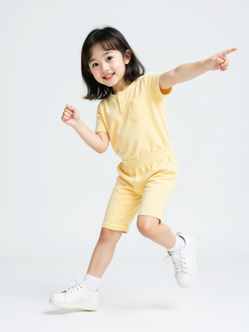 Con gái, girl, em bé, trẻ em, baby, thiếu nhi, quảng cáo, nhảy, jump 9