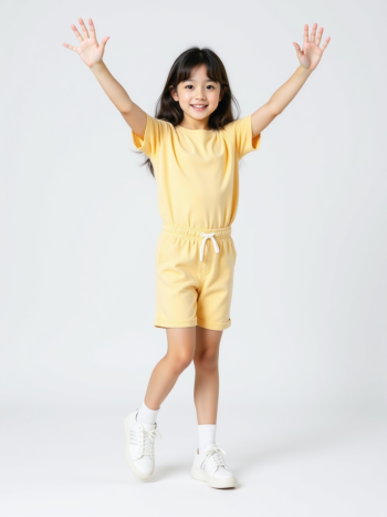 Con gái, girl, em bé, trẻ em, baby, thiếu nhi, quảng cáo, nhảy, jump 14