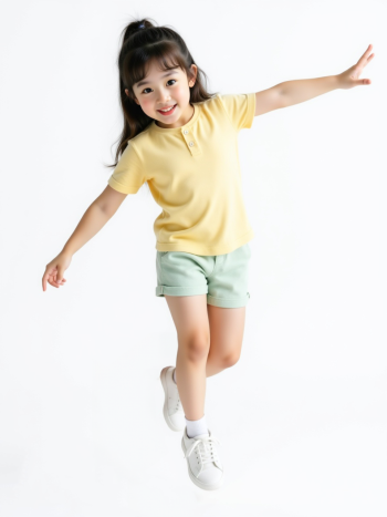 Con gái, girl, em bé, trẻ em, baby, thiếu nhi, quảng cáo, nhảy, jump 16