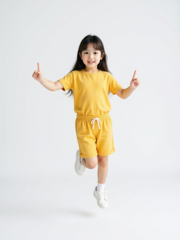Con gái, girl, em bé, trẻ em, baby, thiếu nhi, quảng cáo, nhảy, jump 3