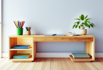 Bàn học, table, desk, bàn, bàn ghế, kệ, nội thất 1