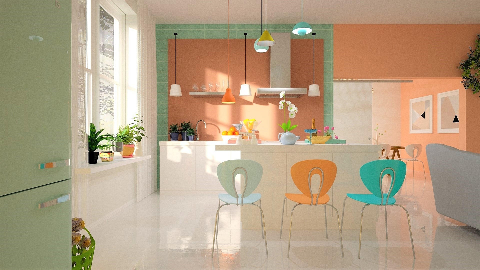 Nhà bếp, bếp, nội thất, nhà, home, house, kiến trúc 4