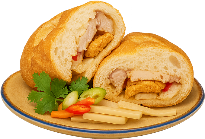 Bánh mì, bánh mì thịt, bánh mì chả, bread, món ăn Việt Nam, Việt Nam, ẩm thực, food 6