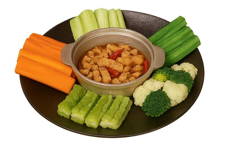 Kho quẹt, thực phẩm, rau luộc, food, đồ ăn