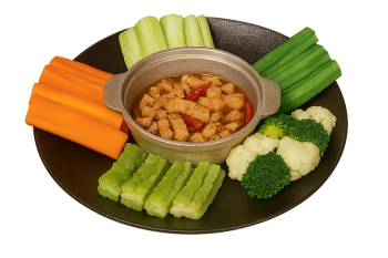 Kho quẹt, thực phẩm, rau luộc, food, đồ ăn