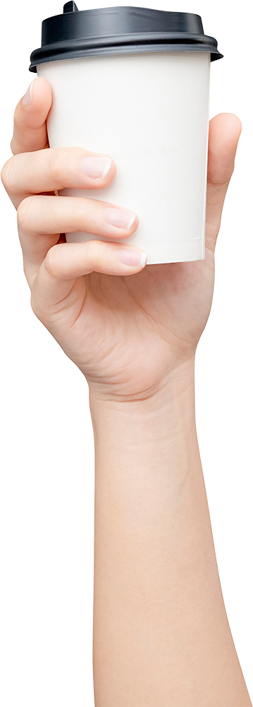 Cà phê, coffee, trà sữa, ly giấy, ly, paper cup, bàn tay, hand, cầm, holding 3