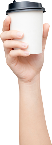 Cà phê, coffee, trà sữa, ly giấy, ly, paper cup, bàn tay, hand, cầm, holding 3