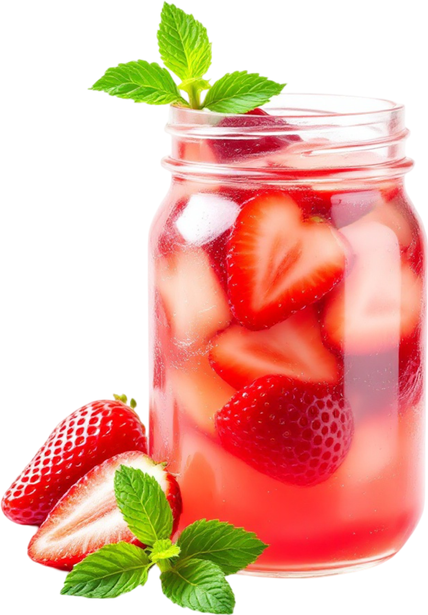 Nước uống, drink, soda, soda dâu, dâu tây, strawberry, nước ép, fruit 6