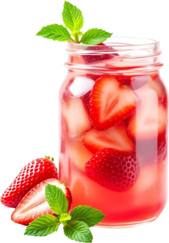 Nước uống, drink, soda, soda dâu, dâu tây, strawberry, nước ép, fruit 6