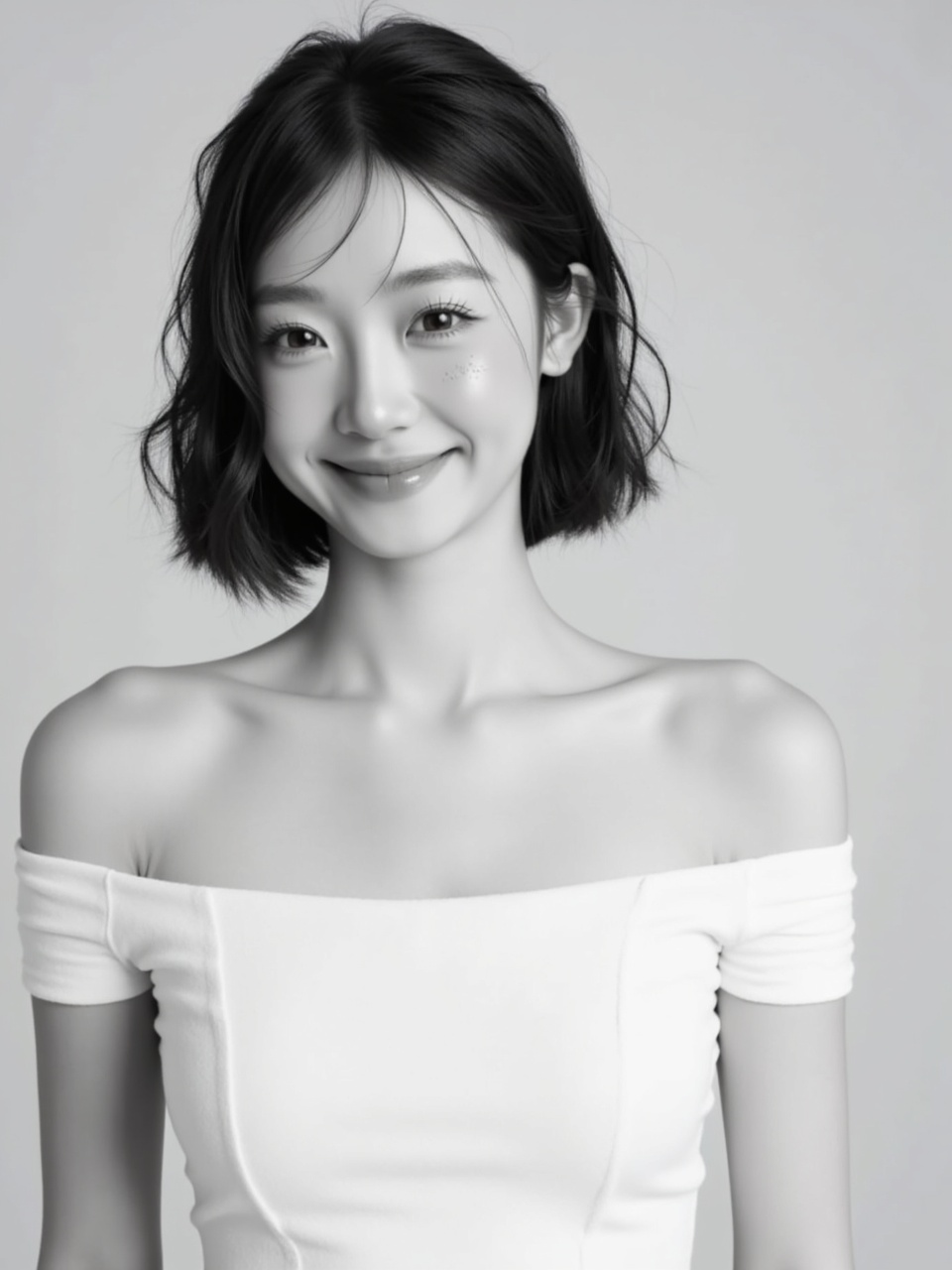 Con gái, cô gái, girl, nhân viên, worker, black and white, B&W 2