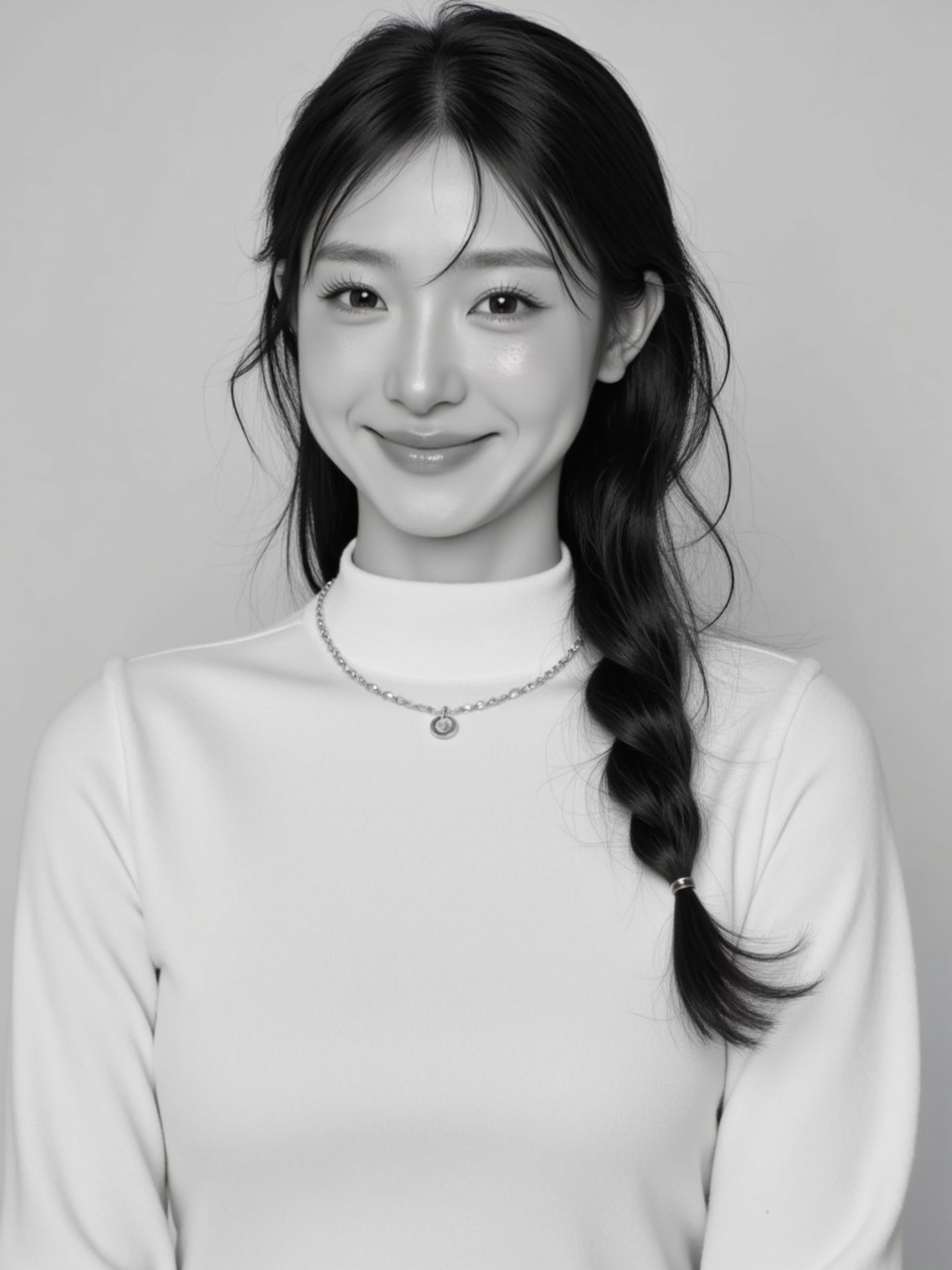 Con gái, cô gái, girl, nhân viên, worker, black and white, B&W 4