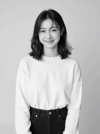 Con gái, cô gái, girl, nhân viên, worker, black and white, B&W 10