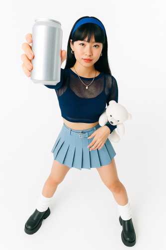 Con gái, girl, người mẫu, model, quảng cáo, advertise, nước uống, water, drink 3