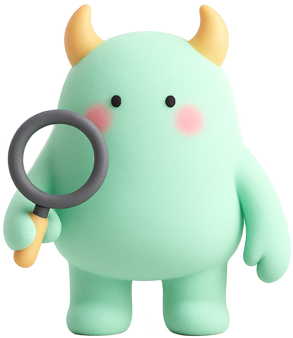 Quái vật, monster, cute, dễ thương, 3D, mascot